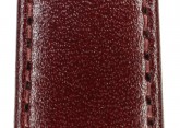 Hirsch 'Osiris' Burgundy Leather Strap, 18mm