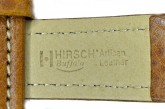 Hirsch 'Buffalo' L 22mm Golden Brown Leather Strap 