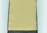 Hirsch 'Diamond calf'' Black Leather Strap,M, 12mm