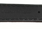 Waterproof Brown Leather Watch Strap 18mm