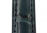 Hirsch 'London' M Blue Leather Strap, 14mm