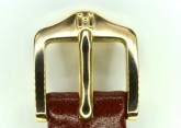 Hirsch 'Osiris' Middle Brown Leather Strap, 12mm