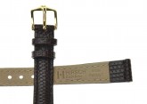 Hirsch 'Rainbow' M Brown Leather Strap, 15mm
