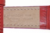 Hirsch 'Princess' red Leather Strap, 12mm
