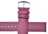 Hirsch 'Scandic' Mauve leather watch strap 22mm
