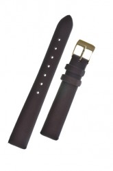 Padded Nappa Brown Leather Watch Strap 12mm