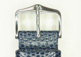 Hirsch 'Rainbow' M Blue Leather Strap, 20mm