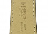 Hirsch 'Umbria ' M Black Leather Strap, 16mm