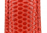 Hirsch 'Rainbow' M Red Leather Strap, 16mm