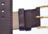 Riga Brown Leather Watch Strap 16mm