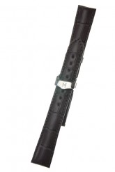 Hirsch 'Lord' Brown Leather Strap, 18mm