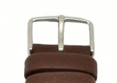 Waterproof Brown Leather Watch Strap 18mm