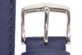 Hirsch 'Runner' 20mm Blue Leather Strap 