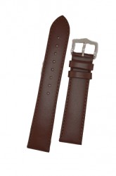 Hirsch 'Umbria ' L Brown Leather Strap, 20mm
