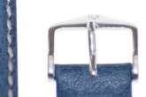 Hirsch 'Jumper' Blue Leather Strap, 20mm