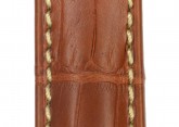 Hirsch 'Viscount' Golden Brown Leather Strap, 18mm