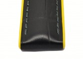 Hirsch 'Andy' Performance 20mm Black and Yellow Strap