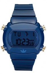 Unisex Adidas 'Candy' Blue Digital Strap Watch ADH6063