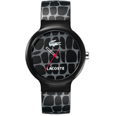 Unisex Lacoste Black Rubber Strap Watch 2010527