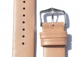 Hirsch 'Cashmere-aloe vera' peach Leather Strap, 20mm