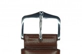 Hirsch 'Umbria ' L Brown Leather Strap, 20mm