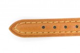 Hirsch 'Camelgrain' L 16mm Honey Leather Strap 