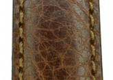 Hirsch 'Forest' L 22mm Brown Soft Calfskin Leather Strap 