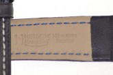 Hirsch 'Heavy Calf' 22mm Black Leather Strap 