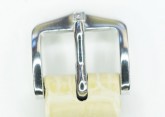 Hirsch 'LouisianaLook' M Beige Leather Strap, 12mm