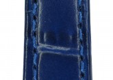 Hirsch 'LouisianaLook' M Blue Leather Strap, 14mm