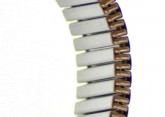Gold plated expanding watch bracelet 10-14mm