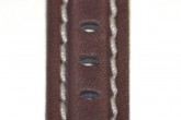Hirsch 'Trapper' Brown Leather Strap, 18mm