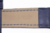 Hirsch 'Heavy Calf' 22mm Blue Leather Strap 
