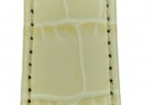 Hirsch 'LouisianaLook' M Beige Leather Strap, 18mm