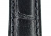 Hirsch 'Princess' Black Leather Strap, 16mm
