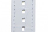 Hirsch 'Princess' White Leather Strap, 16mm