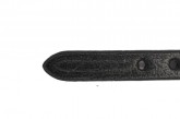 Hirsch 'Camelgrain' 14mm Black Leather Strap