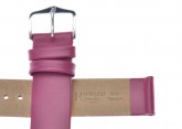 Hirsch 'Scandic' Mauve leather watch strap 22mm