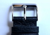 Condor Black Leather Watch Strap 18mm