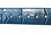 Hirsch 'Duchess'  14mm  Blue Patent Leather Strap 