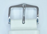 Hirsch 'LouisianaLook' M White Leather Strap, 22mm