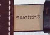 Swatch Brown Leather Irony Watch Strap 'Uomo D' Onore'  
