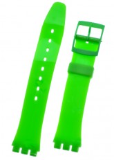 Swatch Strap Classic Green  'Lemongrass' 17mm AGG204
