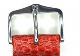 Hirsch 'Rainbow' M Red Leather Strap, 20mm