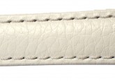 Hirsch 'Kansas' White Calf Leather Strap, 12mm