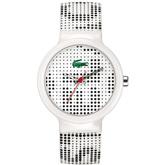 Unisex Lacoste White Rubber Strap Watch 2010532