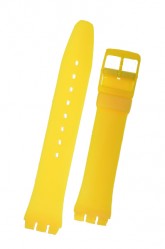 Swatch Strap Classic Yellow  'Lemon Time' 17mm AGJ128