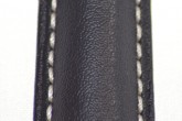 Hirsch 'Heavy Calf' 24mm Black Leather Strap 