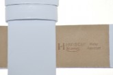 Hirsch 'Scandic' White Leather Watch Strap 20mm