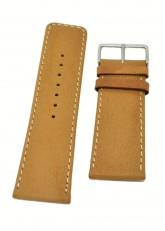 Padded Texas II Style Tan Leather Watch Strap 30mm